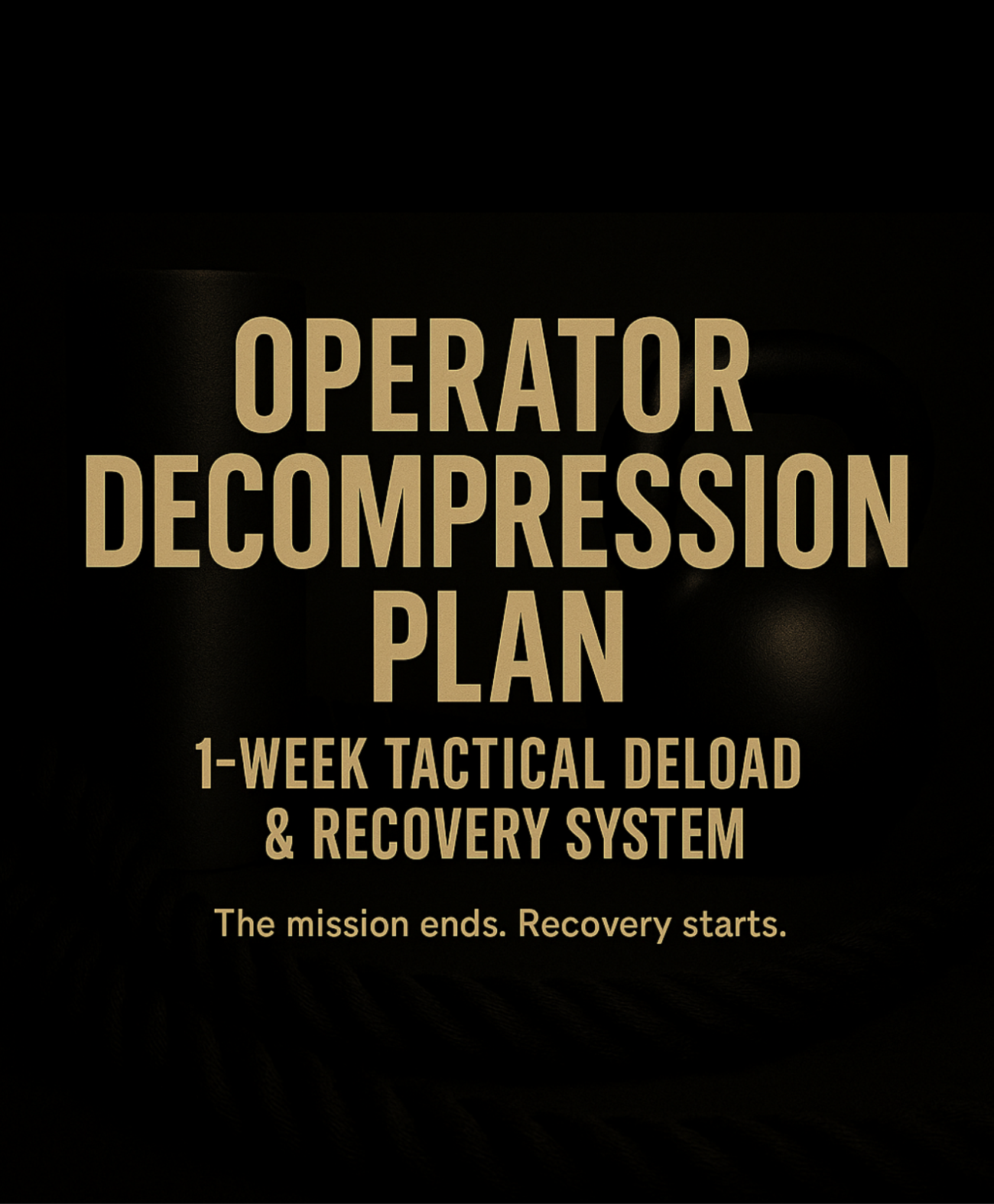 Operator Decompression Plan